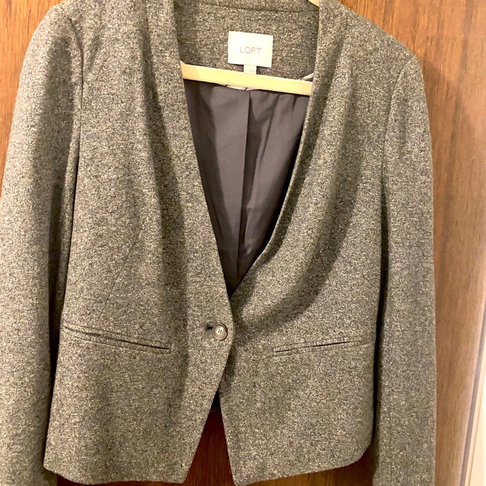 Grey Marled Blazer